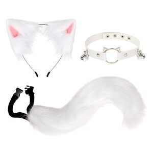 4814 1pcs Cat Ears Wolf And Fox Animal Tail Halloween